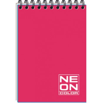 Блокнот А6, 60 листов c твердой подложкой (серия NEON)